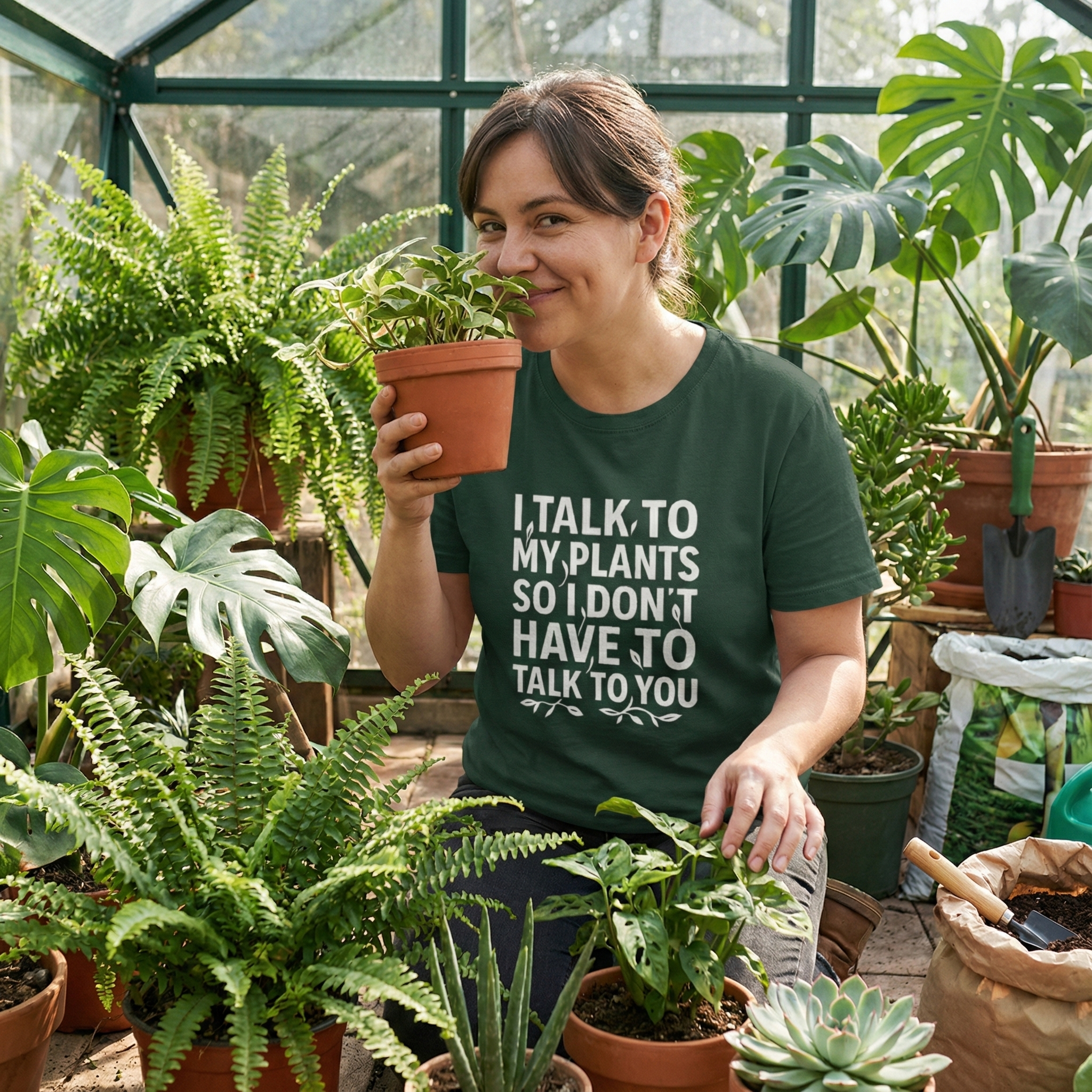 I Talk To My Plants So I Don't Have To Talk To You